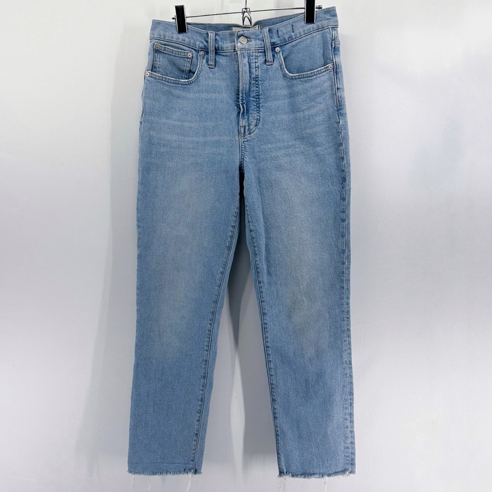 Madewell The Perfect Vintage Jean High Rise Tapered Mom Light Wash Size 28